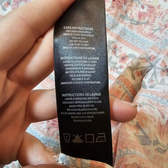 NWT Buffalo David Bitton Jasmine Kimono Fall Clr Burst Swim Cover Up Hawaiian S - Picture 6 of 8